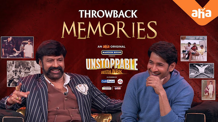 Mahesh Babu's Childhood Memories | Unstoppable with NBK || ahaVideoIN