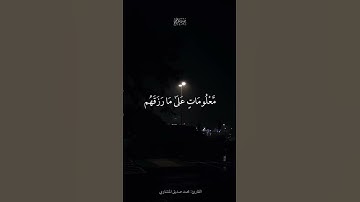 ليشهدوا منافع لهم ويذكروا اسم الله سورة الحج محمد صديق المنشاوي#المنشاوي #تلاوة_خاشعة #قرآن