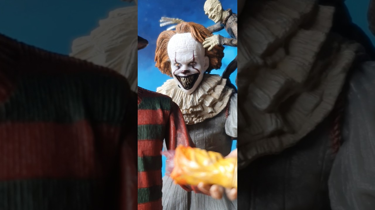 Freddy Meets Pennywise | NECA Horror Figure Setup