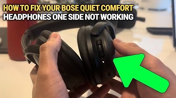 How To Fix Your Bose Quiet Comfort Headphones One Side Not Working: QUICK Guide!