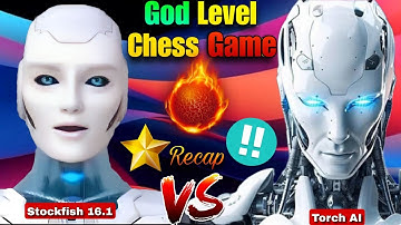 Stockfish 16.1 Played The GOD LEVEL Of Chess Game Against The Modern AI TORCH | Chess Strategy | AI