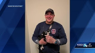 Boone Fire Rescue saves puppy stuck in air duct