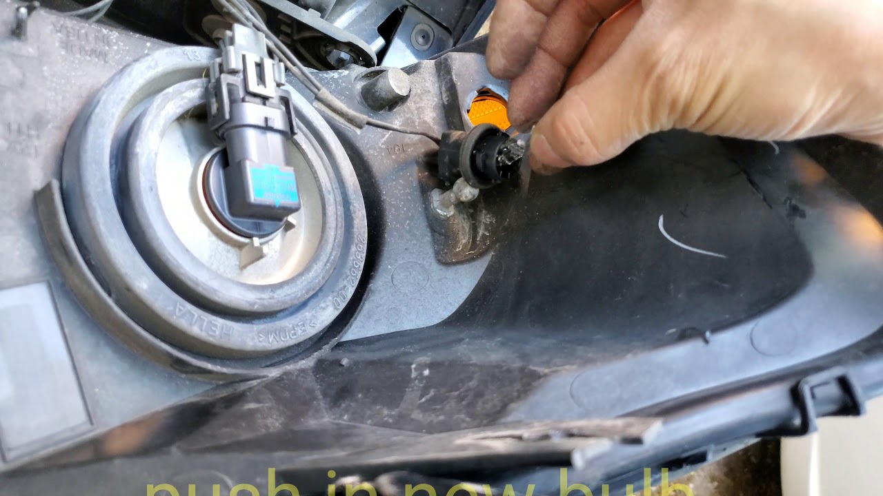 2009 Chevy Uplander daytime run light bulb replacement YouTube