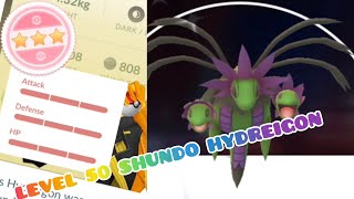 LEVEL 50 SHUNDO HYDREIGON 🥳🥳🥳 丨NEW DEINO MAKEUP COMMUNITY DAY IN POKÉMON GO
