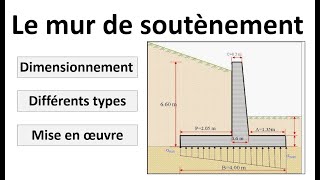 LES MURS DE SOUTENEMENT