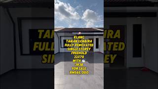 🇲🇾Klang Taman Gembira, Fully Renovated, 1 Storey, Freehold,22X70 with 🛁, 3R3B, For Sale RM565k