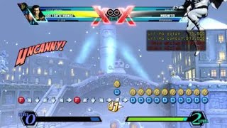 UMvC3 Storm into Strange DHC combo concept ft Skrull