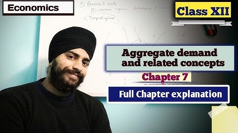 aggregate demand and related concepts class 12 chapter 7 | Full chapter explanation |Macroeconomics