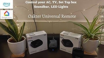 Oakter Smart Wi-Fi Universal Remote - Unboxing and Review | Oak Remote (Hindi)