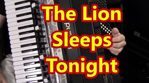 Roland 8x accordion, The Lion Sleeps Tonight, Dale Mathis programming