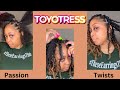 Beginner friendly passion twists with toyotress tiana passion twists crochet hair