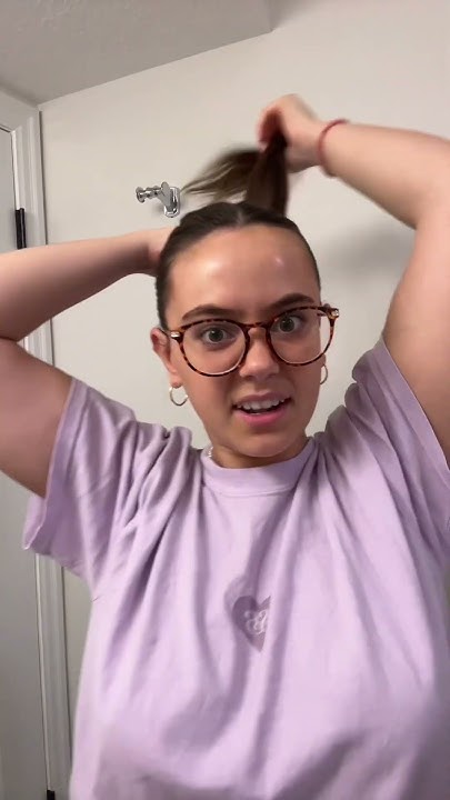  Slick back braid tutorial part 2 #girls #relatable - YouTube