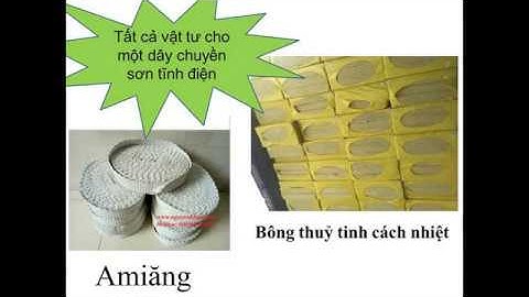 Chi tiết các vật tư lắp đặt dây chuyền sơn tĩnh điện - Thi công trọn gói - 0906617986