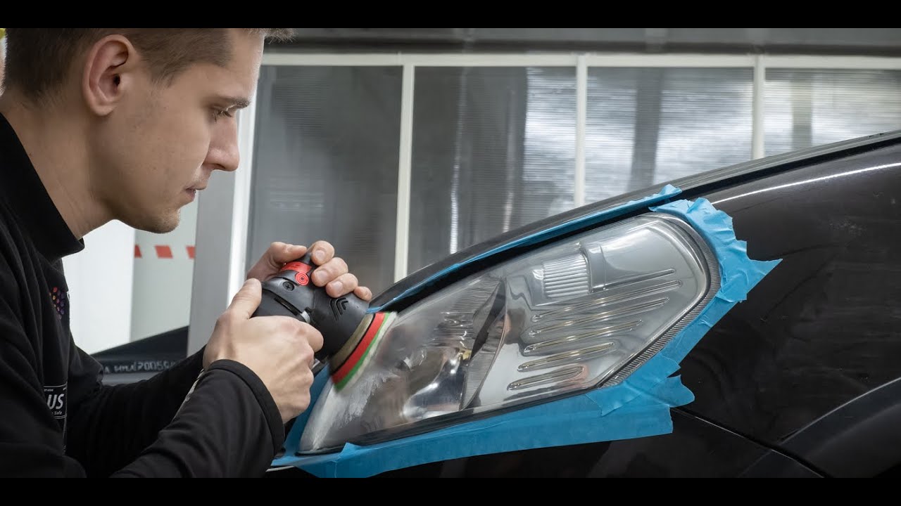 Что даёт полировка фар? - YouTube