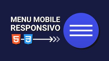 Fiz um menu mobile responsivo só com HTML e CSS // E por que usar JavaScript é melhor