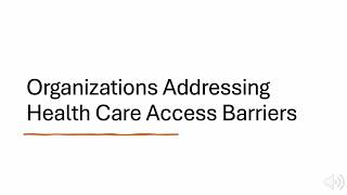 IPP II: IDD Barriers to Healthcare Access Group Presentation