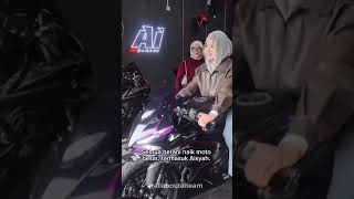Gadis AI Semua Power Bawak Moto Besar 😎 #aiteam #shopeeytdeals