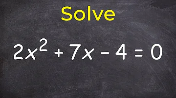 Solving a quadratic by completing the square