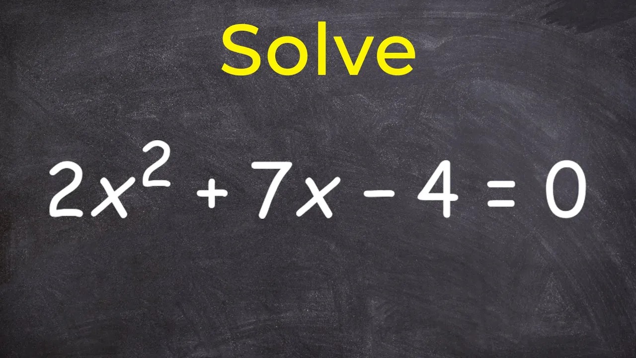 Solve by Completing the Square: Step-by-Step Technique