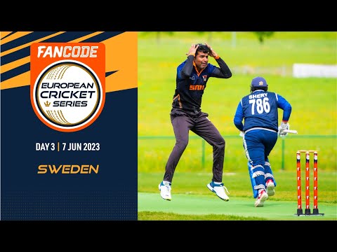 🔴 FanCode ECS Sweden, 2023 | Day 3 | T10 Live Cricket | European Cricket