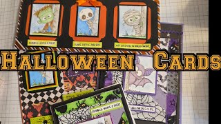 Spooky Peekies Stamps Create Haunting Card Magic #unittystamps  #satmornmakes
