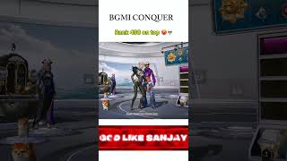Conquer rank push #battlegroundsmobileindia #bgmi #viralvideo #trending #conquerorpush