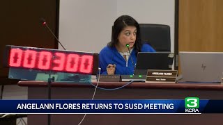 Angelann Flores returns to Stockton Unified board meeting Tuesday amid fraud allegations