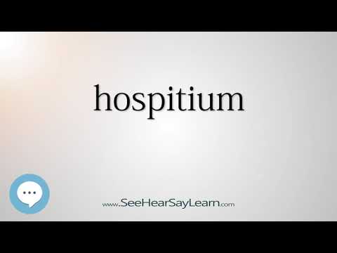 hospitium - Smart & Obscure English Words Defined 👁️🔊🗣🧠✅