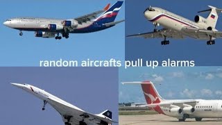 random planes pull up alarms | #plane #pullup #alarm #aircraft