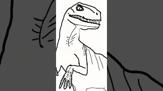 Динозавр рычит анимация