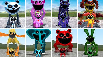 Every Smiling Critters Giant Form Poppy Playtime Chapter 3!! Garry