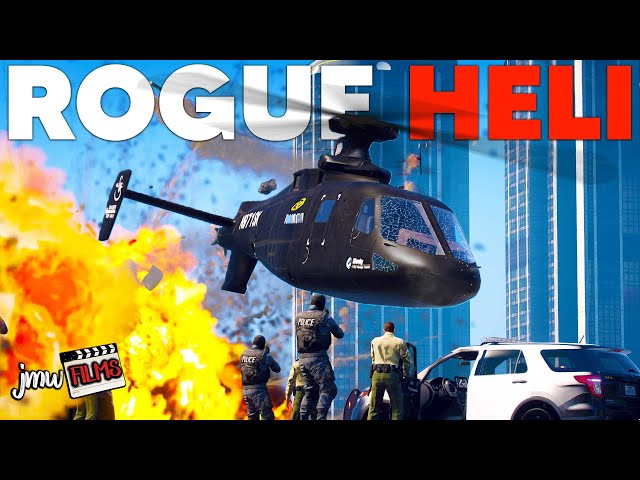 ROGUE AI HELICOPTER BOMBS COPS!  | PGN # 294 | GTA 5 Roleplay class=