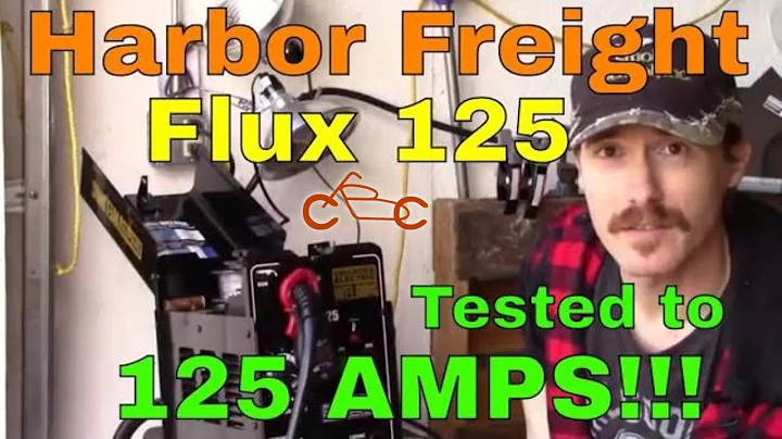 Harbor Freight Flux 125 Welder Review - Test with 0.035" and 0.030" Wire  (#63582)