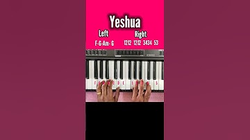 Thumbnail of Yeshua Piano Tutorial....ll Notation & Chords ll #dailyshorts #pianomusic