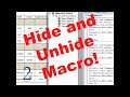 Macro Tutorial - Hide and Unhide rows in Microsoft Excel (Hide/Unhide VBA code)