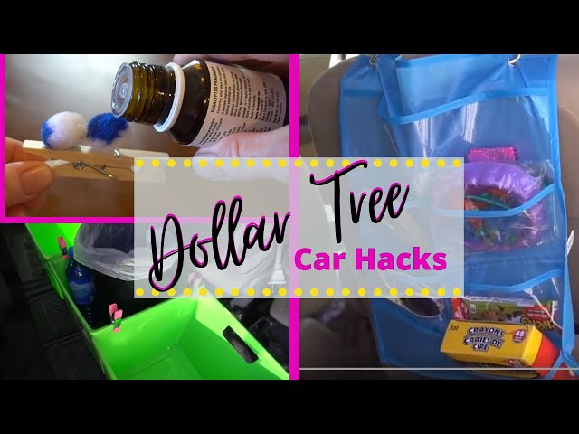 9 Dollar Store Car Organization Hacks  Car hacks, Cars organization, Car  cleaning hacks