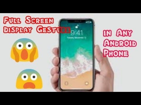 How to enable full screen gesture in any Android phone in tamil - YouTube