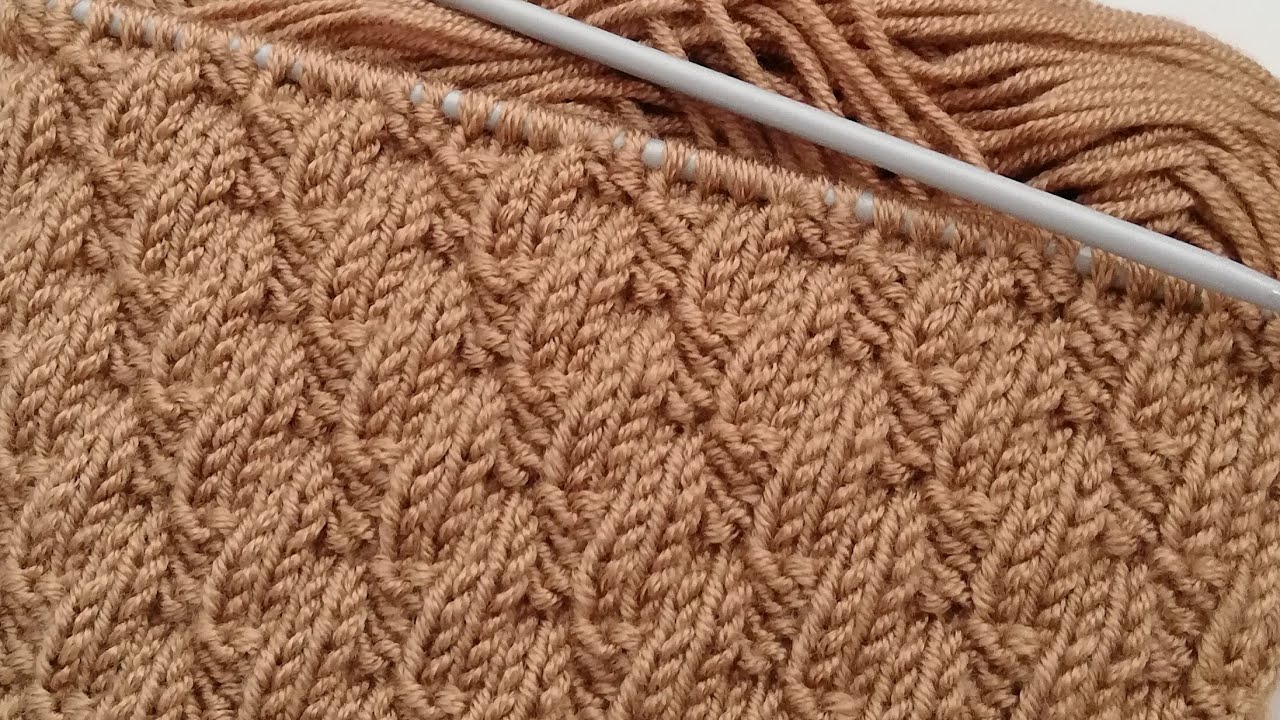 Вяжем жилет за три дня, очень простое объяснение схемы вязания двумя спицами.