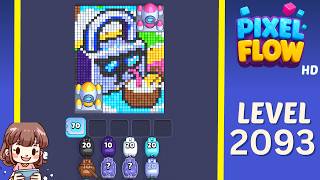 Pixel Flow Level 2093 Solution Walkthrough