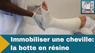 Quand Platrer une entorse cheville ?