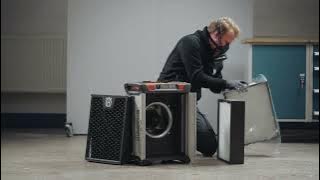 Air cleaners A 25, A 45: How to change essential filter | [ENG] | Husqvarna Construction