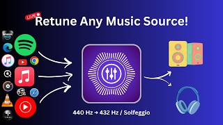 Retune ANY Song in Real-Time! 🎵 Vivaldi at 432Hz, 528Hz & More with Retuner Pro screenshot 2