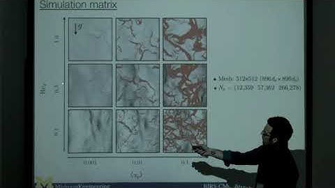 Video  Jesse Capecelatro,  Data driven methods for multiphase turbulence modeling