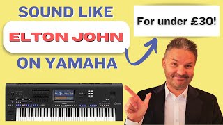 &quot;SPOTLIGHT ON...ELTON JOHN&quot;. Yamaha PSR-SX900 registrations for all Elton John&#39;s hits. Video 2