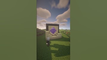 How to Build this AMAZING SANDSTONE Portal!!! 😯| Minecraft 1.19 Medieval Build | #shorts #trending