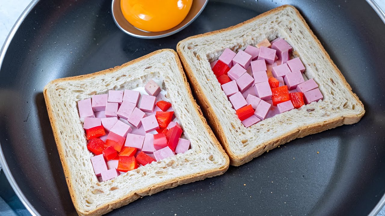 Eggs sandwich, good for the stomach – Super Easy and Delicious Breakfast.