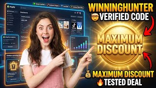 WinningHunter Discount Code - Get the Maximum Discount (Tested & Verified)