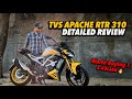 2024 tvs apache rtr 310 detailed review  better than 390 duke 