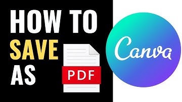 How to Save Canva to PDF | Download Canva Designs as PDF Files in SECONDS!