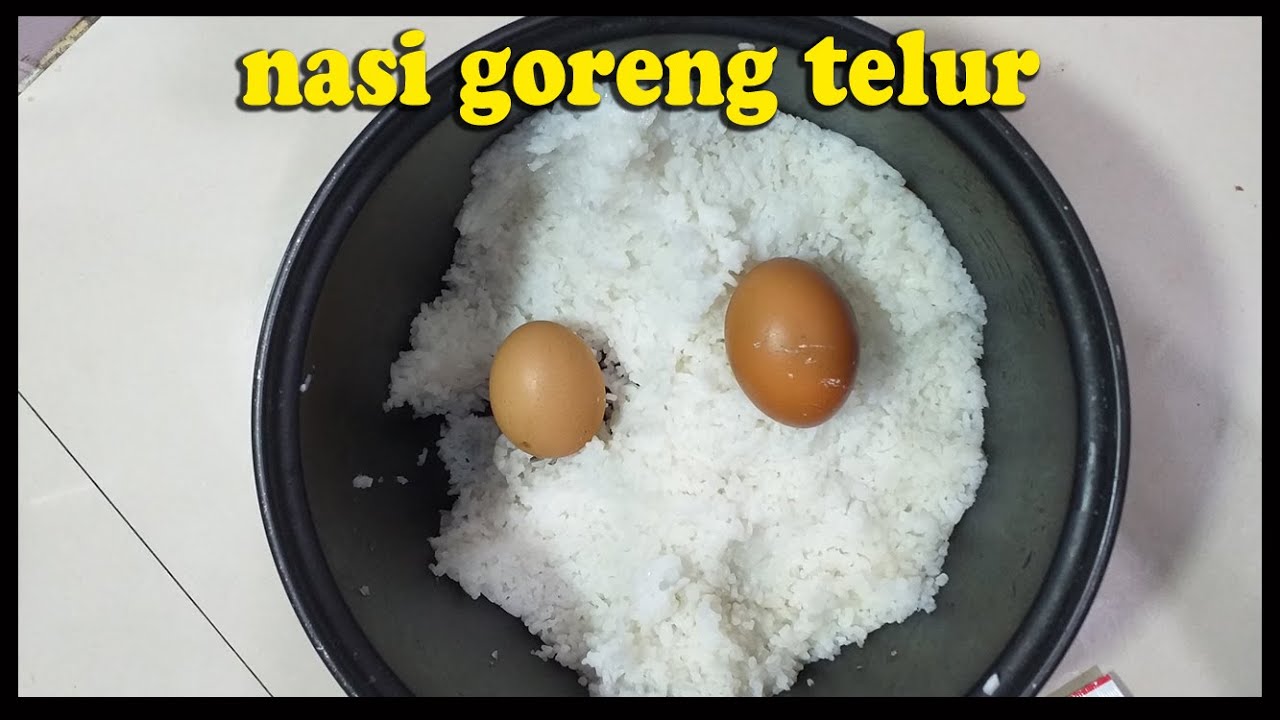 mudah  Masak  nasi goreng dua telur untuk  anak  Kos  